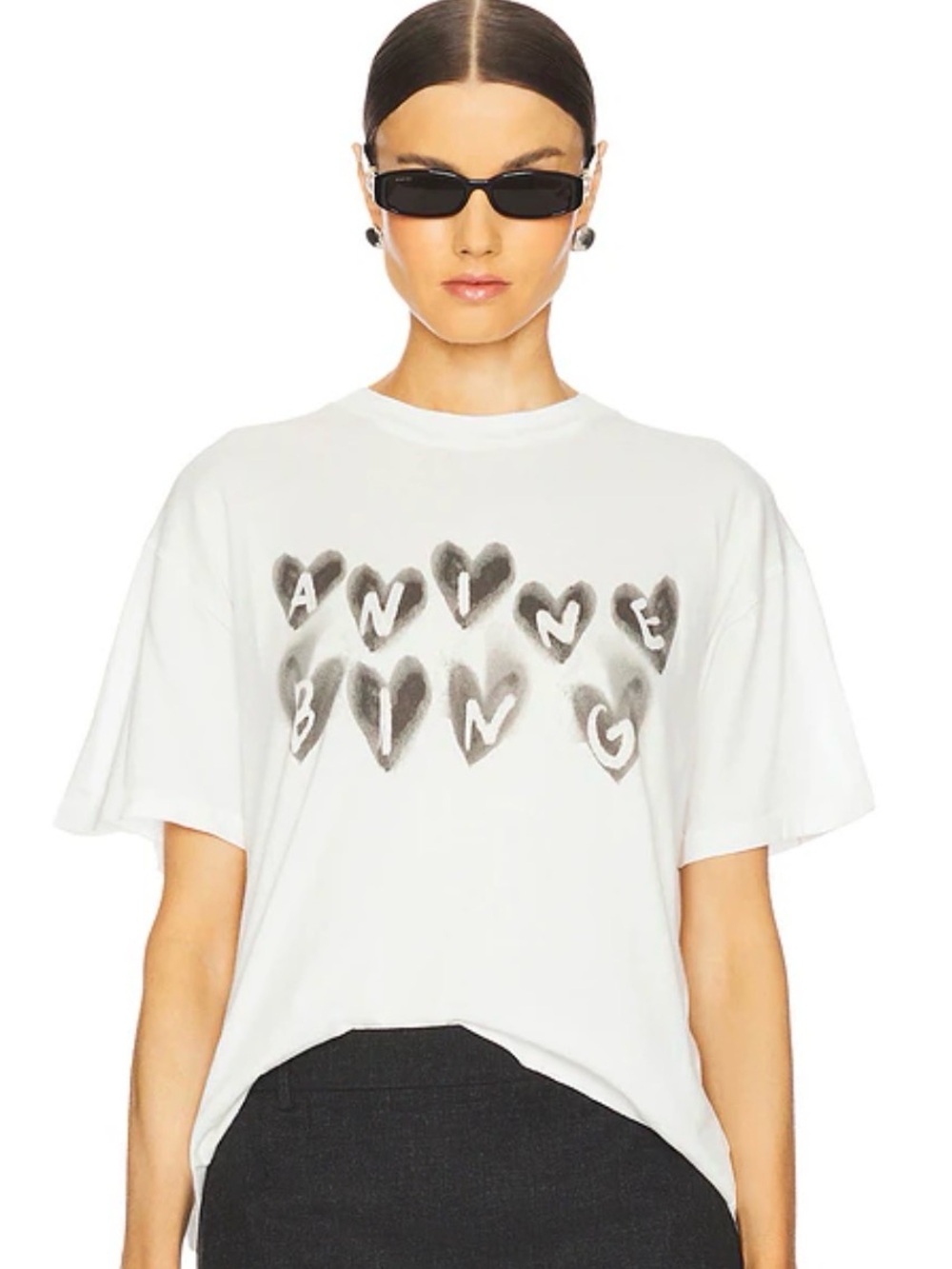 Anine Bing “Cade” Tee Hearts